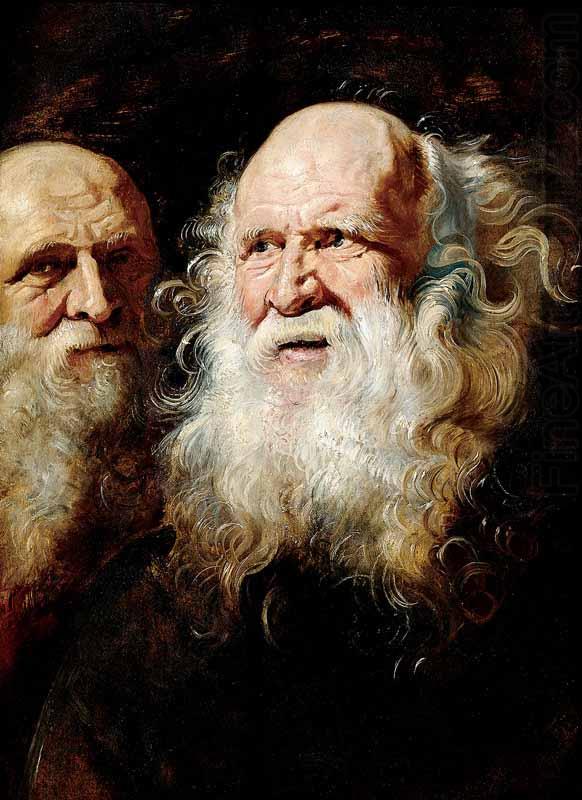 Peter Paul Rubens Study Heads of an Old Man china oil painting image